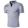 2023 Nieuwe Zomer Casual Poloshirt Mannen Korte Mouw Busin Shirt Fi Ontwerp Tops Tees S8M3 #