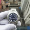 Relógio da fábrica Basileia Super BP 400mm V2 Qualidade 2813 Movimento automático BPF Versão Blue Dial Moldura Sapphire Glass Men Watches257p