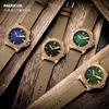 Наручные часы SEIZENN First Issue Pure Bronze CuSn8 Pro DIVER 600M Spirit Мужские автоматические часы Jan NH35 44MM Super Luminova Leather WatchC24325