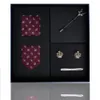 Галстук мужской формальный бизнес подарочная коробка полосатый точечный ручной перфоратор упаковка галстук мужские галстуки дизайнерские подарки для 240320