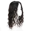 Toppers Virgin Curly Human Hair -Paire Silk Base Women Women Topper полное шелковое основание с клипами в натуральном цвете Toupee для меньшего количества волос