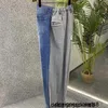 Tasarımcı Sanyuan Patchwork Jeans, High-End High Street Yıkanmış Uzun Pantolon, Erkek Moda Markası, Çok Yönlü Stil, Yüksek Lüks K57B