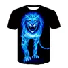 2022 Mkey Gorilla 3D Print T Shirt Männer Sommer Casual Übergroßen Oansatz Streetwear Punk Hip Hop Design T-shirt k62w #
