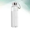 زجاجات المياه الزجاجة الزجاجة البلاستيكية محمولة شرب مضاد للسقوط للسفر الرياضي في الهواء الطلق (300 مل)