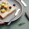 Facas de aço inoxidável faca de manteiga queijo sobremesa jam mesa-faca espalhadores café da manhã talheres ferramenta utensílios de cozinha suprimentos