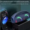 Videocassetta Navigazione per auto Altoparlanti di potenza Stereo TWS Altoparlante Boombox colorato RGB Subwoofer wireless portatile da 100 W 360 impermeabile Su Iupe