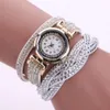 Luxury Mens Watch Women Diamond Ring Armband Titta på kvinnor med Diamond Twist Woven Quartz