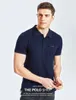 Golf Wear Men Summer Summer New High End Men Men Polo Shirt عرض قميص قصير الأكمام القميص للرجال العلامة التجارية Top O3gr#