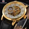 FORSINING Top Mens Watch Men Sport Clock Male Business Skeleton Clocks Hand Wind Mechanical Watches Gift1294I