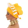 Abbigliamento etnico Testa femminile Avvolge Cofano Corona Stile 2024 Già realizzato Africano Auto Gele Headtie Nigeria Geles da sposa Donna Turbante Cap