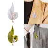 Broches feuille broche fête bal mariage broche décor Costume accessoires femmes Costume pour chemises smoking cravate écharpe manteau