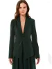 Femmes Deux Pièces Pantalons 2 Ensemble Chic Et Élégant Femme Revers Style De Mode Vêtements De Sport Complet Blazer Costumes Drop Livraison Vêtements Se Otzp4