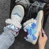 Chaussures Sneakers Man's New INS Skateboard Haze Blue Heart Breathable Student Sports Sports Sneaker Men Fashion Luxury Marque NKE