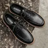 Shoes Men Genuine Leather Shoes Cargo Work Boots Business Casual Dress Shoes New Men Handmade Loafers Shoes Brogue Casual Shoes