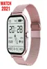 GT20 Akıllı Saat Saatleri Erkek Kadın Tam Dokunmatik Bluetooth Çağrı Spor Saati Kalp Hızı Fitness Tracker Bileklik Bileklik PK W667807283