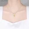 Earrings Necklace Simple Elegant Enamel Glaze Flower Fruit Pendant Necklace Earring Women Jewelry Sets Fashion Female Accessories Gift L240323