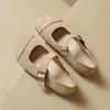 Casual Shoes Kvinnors andningsbara slip-on-lägenheter Klänning Bekvämt minnesskum Ballett Flat för Lady