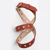 Belts Simple Design Sweet Girl Belt Heart-shaped Buckle With Hollow Adjustable Faux Leather For Women Stylish