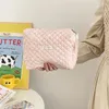 Aufbewahrungstaschen, Quilt-Kupplungen, weiche Baumwolle, für Damen, mit Reißverschluss, Kosmetik-Organizer, niedliche Make-up-Tasche, große Make-up-Geldbörse, tragbare Handtasche