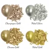 Dekoration 50/100 Stück Metallballons 5/10/12/18 Zoll Roségold Metalli Silber Chrom Gold Latexballons Geburtstage Hochzeit Weihnachtsdekoration