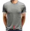 Men's Suits Color Blocking Minimalist Short Sleeved T-shirt