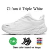 Hoka one one bondi 8 Clifton 9 shifting sand Foam Runner hokas shoes womens mens Free Pepople【code ：L】Designer Sneakers triple black white kawana platform trainers