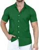 2023 verão novas camisas masculinas cross border cor sólida polo butt solto camisa de manga curta para homem d7gw #