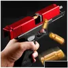 Soft Adt Kid Manual Eva Gun Foam Toys Shell Ejection Blaster Toy Firing Pistol Cs Dh08J Silencer With Dart Children Fighting B For Afcbv