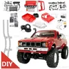 Elektro/RC-Auto WPL C24-1 4WD 1/16 Kit 2,4 g Crawler Off Road RC Car 2Ch Fahrzeugmodelle mit Motorservo und Kopfleuchten WPL C24 Auto Kit T240325