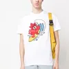 Męskie Projektanci Tshirt Letni koszulki marki swobodne koszulki luksusowe ubrania szorty uliczne szorty Rękawowe zbiorniki na deskorolce dla mężczyzn