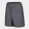 Heren shorts elastische tailleband atletische taille trekkoord casual voor zomer wide been fitness sport