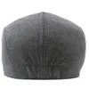 Baskar stor storlek Sboy Men's Hat Cotton Soft Stretch Fit Men Cap Cabbie Kör för franska