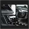 Автомобильные фары в сборе для фар Jetta 2011-20 18, обновленные светодиодные дневные фары с линзами проектора всех сигналов Drl, Прямая доставка Au Otab0