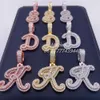Top Factory Custom VVS Moissanite Diamond Necklace Iced Out Hip Hop Letter Name Pendant Chain