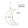 Mirrors Ins Wind Wooden Acrylic Moon Mirror Moon Decorative Wall Mirror Moon Bohemian