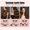 Irons femelles Ion Curling Rotation Céramique Automatique Antiscalding Hair Curler Hair Curler antiscalding Fast Chating Styling