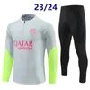 2023 2024 PSGes Herren Kinder-Fußball-Trainingsanzug Langarm 23 24 Paris Man Kinder-Fußball-Trainingsanzüge Trainingsanzug-Kits Survêtement Foot Chandal Futbol FAN PLAYER VERSION