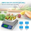 Bilance domestiche Bilancia elettronica da 30 kg Digitale Commerciale Alimentare Produce cucina domestica piccola piattaforma 240322