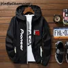 Casual Rits Pier Pro DJ heren Windjack Pilot Jas Dunne Windjack Bomber Capuchon Mannelijke Sport t-shirts Hoodie S-7XL u9AE #