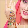 Charm Bracelets Dance Wear Bollywood Jewelry For 1Pcs Set Accessories Drop Delivery Dhbnj