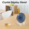 Decorative Plates Crystal Display Stand Metal Arm Easel Stands For Gemstone Decor Collectibles Agate