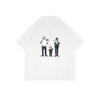 Spy Pass Home Animation Peripheral T-shirt Anime Leisure Relaxed Fashion Cartoon 5/4 Sleeve Short T