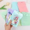 Pochettes à bijoux 10-50pcs sacs à fermeture éclair colorés couleurs de bonbons sac de stockage de nourriture pour biscuits refermable étui d'emballage cadeau transparent à fermeture éclair