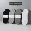 Meias masculinas 1/2 pares invisível elegante odor-resistente para mulheres algodão presente respirável elástico masculino durável