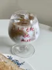 Verres à vin français Bantam verre ménage créatif tasse d'eau café glacé rouge Brandy whisky