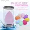 Éponges Applicateurs Coton Maquillage Éponge Poudre Puff Gouttes D'eau Puff Maquillage Puff Set Coloré Tampons Doux Éponge Cosmétique Outils Utilisation Humide Q240325