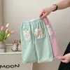 Hosenmädchen Sommer lässige Hosen dünne Kinder modische modische Mädchen Baby grün rosa süßes sanftes süßes Kleid