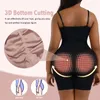 Plus Size Postpartum Hip Lifting Seamless Body Shaping Clothes Full Sling Abdomen Tinting Bod 240321