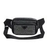 Designer Fanny Packs Korean Version Versatile Mini Bag Waist Trendy and Fashionable Diamond Inlaid Small Square for Women Minimalist Popular Camera Bag