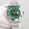 Reloj automático RLX Reloj para hombre EW3135 Movimiento Automático Mecánico Esfera rosa Anillo submarino Verde 904l 40 mm Orologio Pulsera impermeable Reloj luminoso